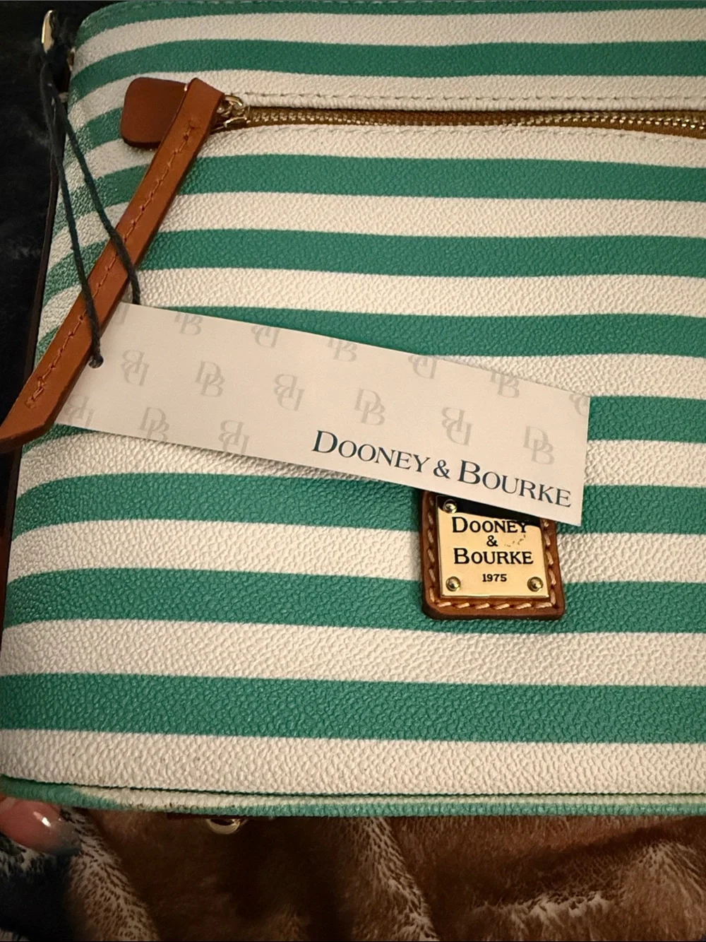 Dooney & Bourke striped crossbody